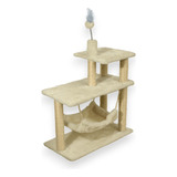 Arranhador Brinquedo Gato Rede  Poste Sisal Plataformas Pets