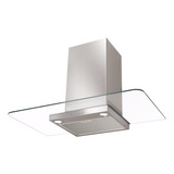 Campana De Pared Extractor Cocina Spar Nice Inox Vidrio 60cm Color Plateado