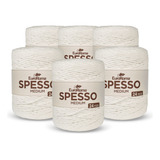 Kit Barbante Euroroma Spesso 32 Fios Cru 191m 1kg 6 Unidades