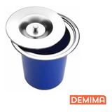 Cesto Lixeira Pia Cozinha Embutir 5l Inox 304 Mima Decor