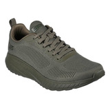 Tenis Casual De Caballero Bobs Geo  Skechers1 0olv En Olivo