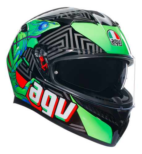 Casco Agv K-3 Kamaleon Con Plk