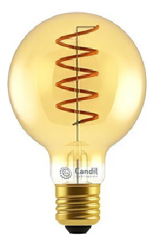 Lámpara Filamento Gold Led  5 W Globo Chica E27 Candil