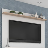 Painel Tv 50 Multimóveis Cr45110 Branco/siena