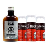 Shampoo Ice + 3 Blend Crescimento Barba De Respeito 