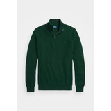 Sweater Formal Verde Polo Ralph Lauren Pima Cotton Talla L