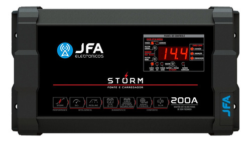 Fonte Carregador Jfa 200 Amperes Sci Red Line Volt/amp