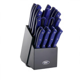 Oster Set De Cuchillos 22pz Azul