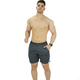 Bermuda Masculino Dry Fit Shorts Calção Com Bolso Academia