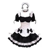 Disfraz Lolita Maid Cosplay Mujeres Linda Kawaii Anime Traje