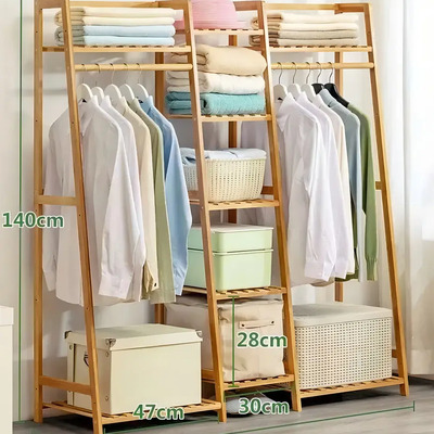Ropero Ivarma Madera Marrón Claro JD00737-738 140x130x40cm | Envío gratis