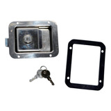 Chapa Inox Con Llave Camper, Remolque, Carro De Arrastre