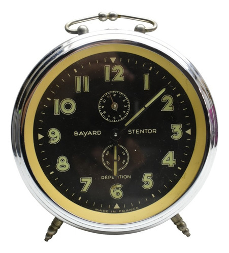 Antiguo Reloj Despertador Bayard Stentor France .leer     H1