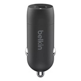 Cargador Para Auto Fast Charge Belkin Usb-c 20w Negro