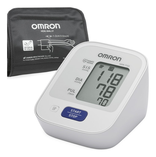 Tensiómetro Digital Automático De Brazo Omron Hem-7122