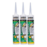 Sellador Acrílico Pintable Blanco Suprabond X 280ml X 3 Unid