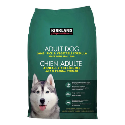 Alimento Kirkland Signature Super Premium para perro adulto sabor cordero, arroz y vegetales en bolsa de 18kg | Meses sin interés