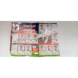 Lote Figuritas River Pegadas En Una Hoja