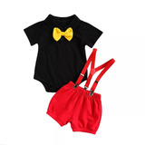 Conjunto Para Niños Estilo Mickey Mouse Cumpleaños Disfraz 