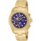 Reloj Pulsera Invicta Pro Diver 19157 De Cuerpo Color Oro