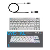 Teclado Mecánico Gamer Logitech G915 Tkl 920-009660 Ingles 