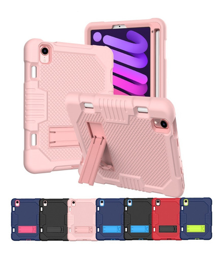 Funda Protector Case Uso Rudo Para iPad Mini 6 Gen. De 8.3''