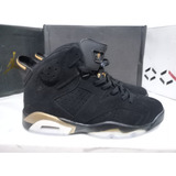 Zapatillas Nike Retro Jordan 6 Negro /dorado 