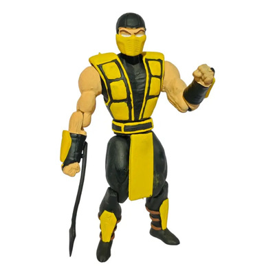 Figura Juguete Hecho En Mexico Scorpion Kombat Mortal  | MercadoLibre