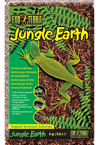 Sustrato Terrario Exo Terra Tropical Jungle Earth 8,8l