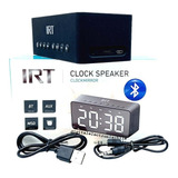 Radio Reloj Despertador Bluetooth Irt Fm Micro Sd Aux Lcd