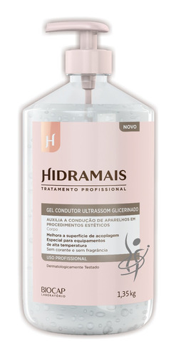 Gel Condutor Ultrassom Glicerinado 1,35 Kg Hidramais