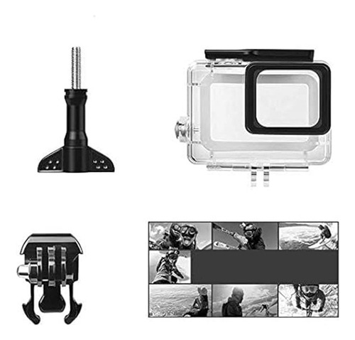 Carcasa Compatible Sumergible 50m Para Gopro Hero 9 Black