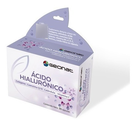 Geonat Acido Hialurónico Suplemento Hidrata La Piel X30 Caps