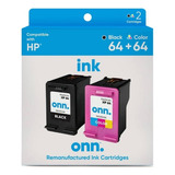 Original Onn Ink Cartucho Impresora Tinta 64xl 2-pack