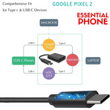 Google Pixel 2 Usb Tipo C Adaptador De Audio, Disdim 2 En 1