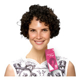 Peluca Oncológica Pixie Ondulado 100% Cabello Humano