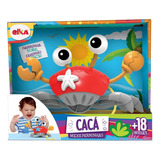 Brinquedo Carangueijo Caca Mexe Perninhas Elka