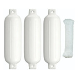 Defensa Inflable Nautica Blanca Nro1 Easterner P/lancha X3un