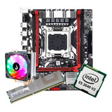 Kit Gamer Placa Mãe X79 Red Intel Xeon E5 2640 V2 4gb + Cool