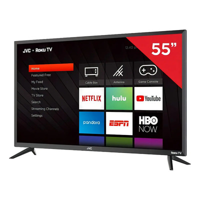 Pantalla Jvc 55 Pulgadas Led 4k Smart Tv Roku | Meses sin interés