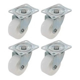 4 Ruedas Giratorias 50 Mm Ideal Macetas Cajonera Mesa De Luz