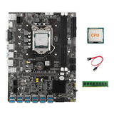 Placa Base De Minería B75 12xpcie 1x A Usb3.0 Lga1155 Ddr3 B