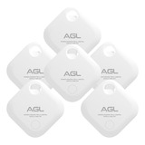 Kit 06 Smart Tag Agl Rastreador Localizador Gps Apple Findmy