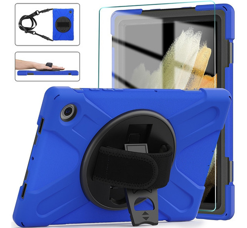 Funda Con Mica Y Correa De Mano P/samsung Galaxy Tab A8 10.5