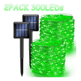 32m 300led Luces Solares Para Halloween Navidad-verde