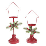 Candelabro Para Fiestas, Navidad, Boda, 2 Unidades