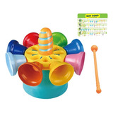 Set D/8 Campanas Colores Notas Musicales Con Patrones Niños