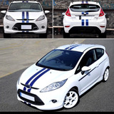 Kit Stickers Franjas Deportivas Ford Fiesta, Focus 