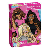 Quebra-cabeça Barbie Puzzle Gigante Com 48 Peças Grow