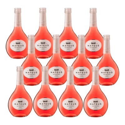 Kit 12 Mini Vinho Mateus Rose 375ml | Parcelamento sem juros